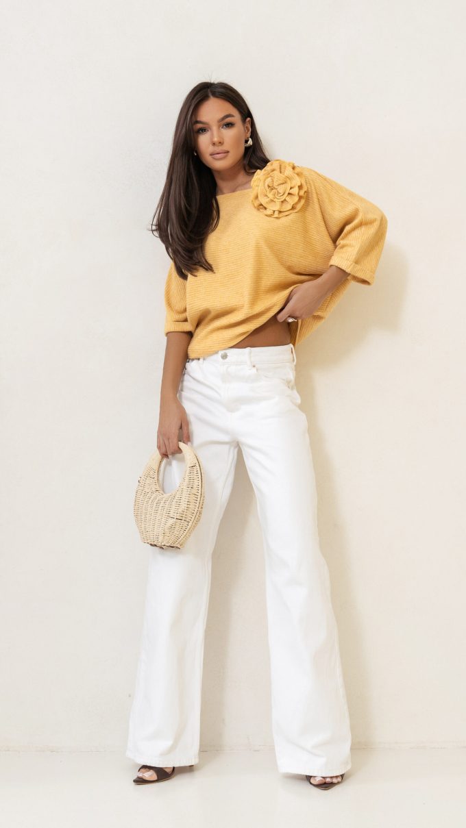 Sweter WENDY żółty