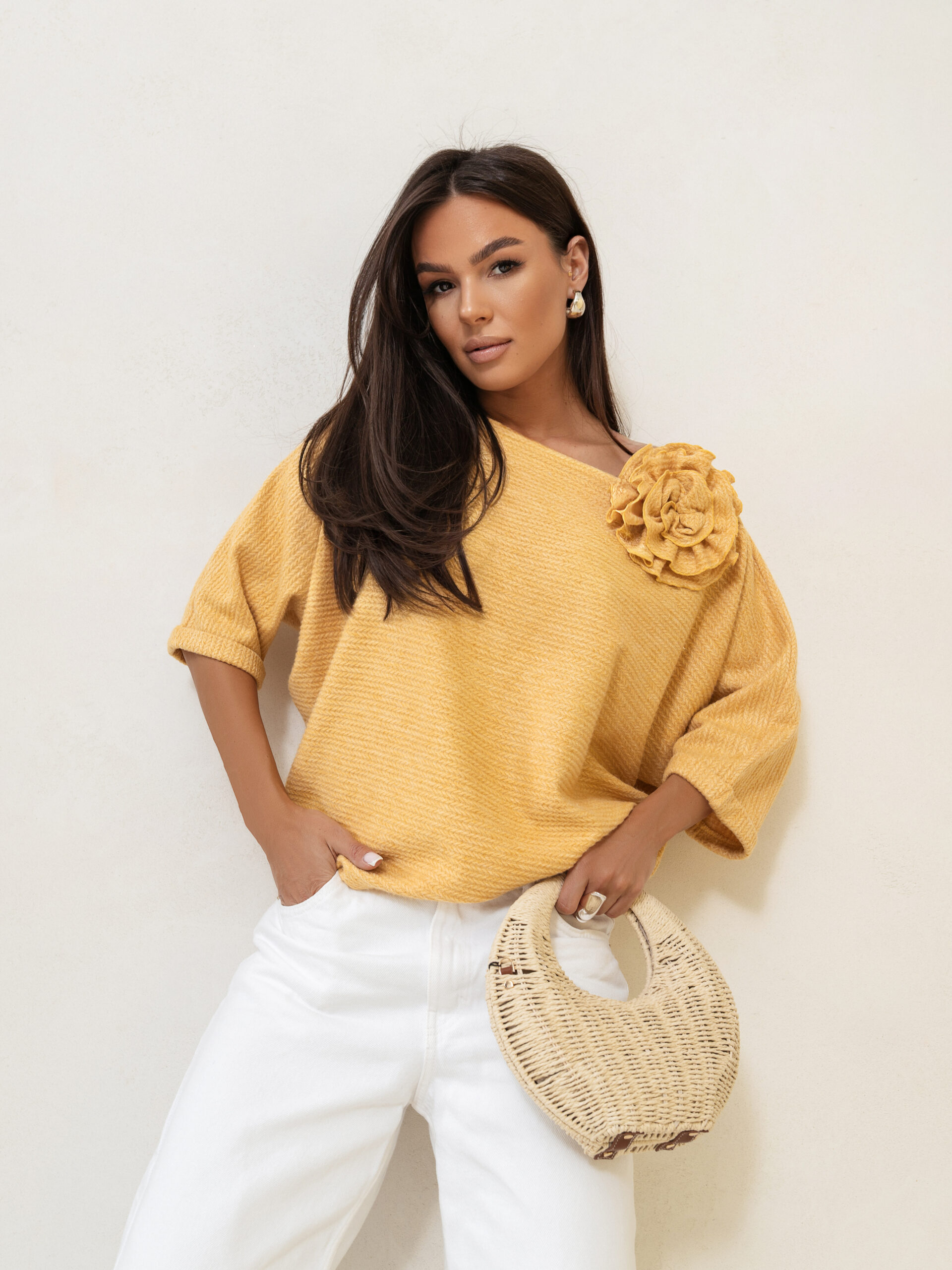 Sweter WENDY żółty