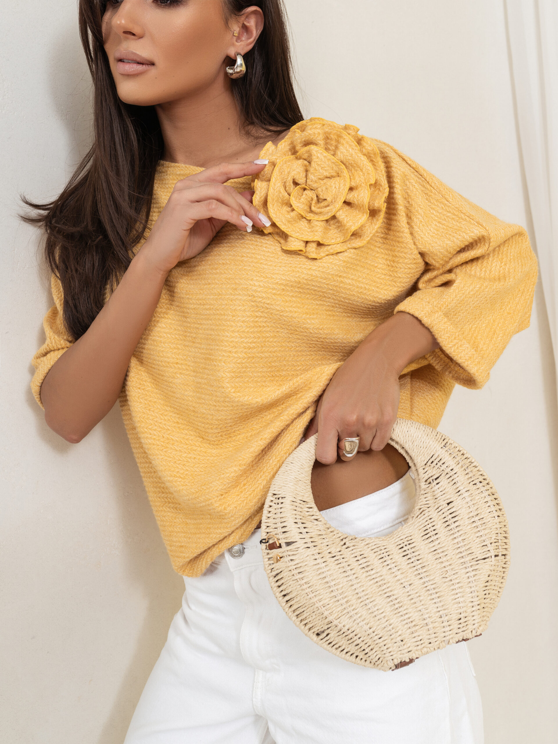 Sweter WENDY żółty