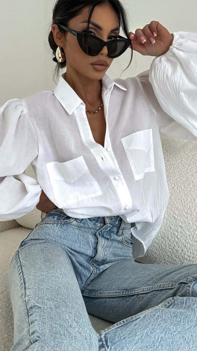 Koszula MEMPHIS biała