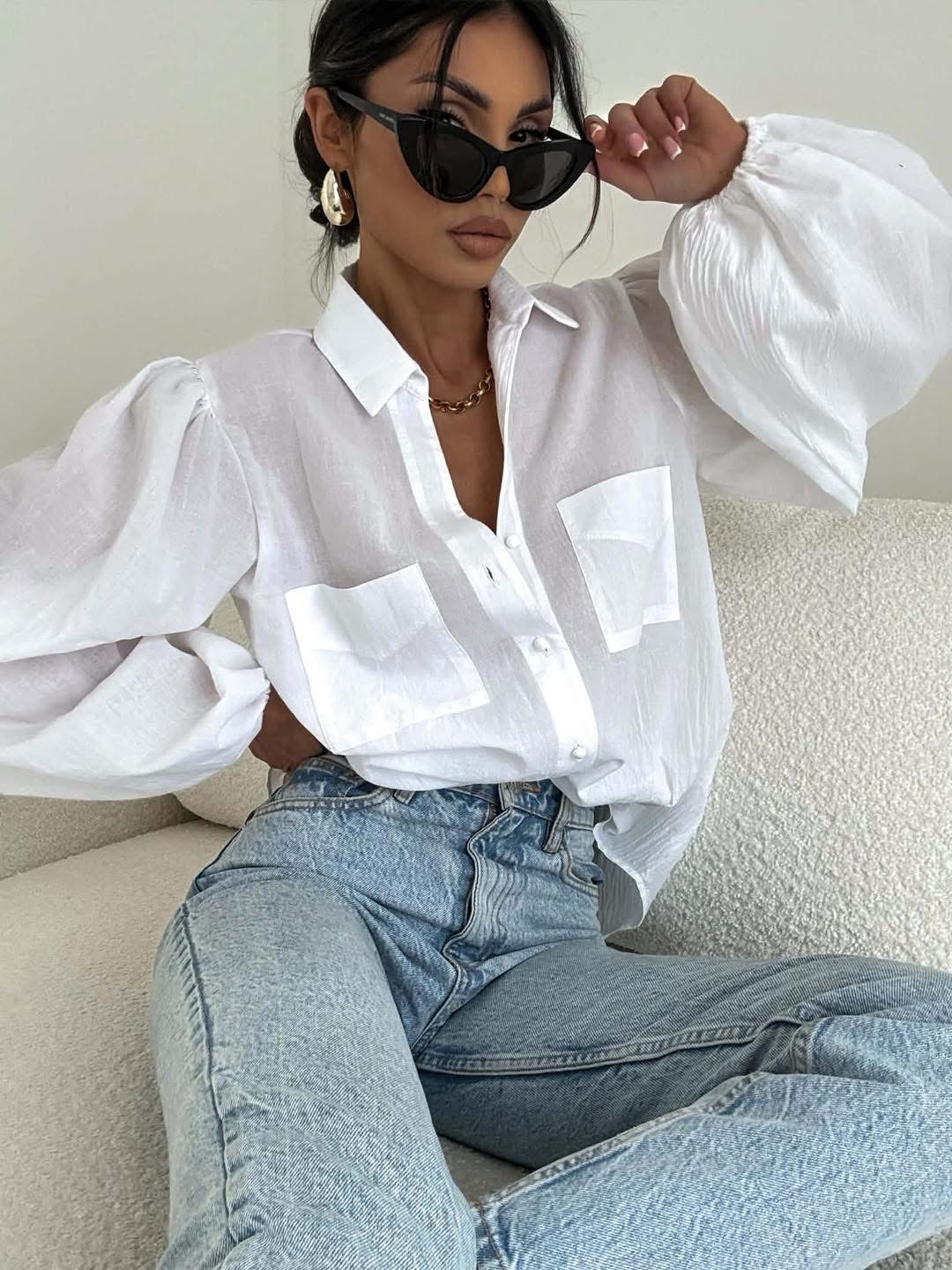 Koszula MEMPHIS biała