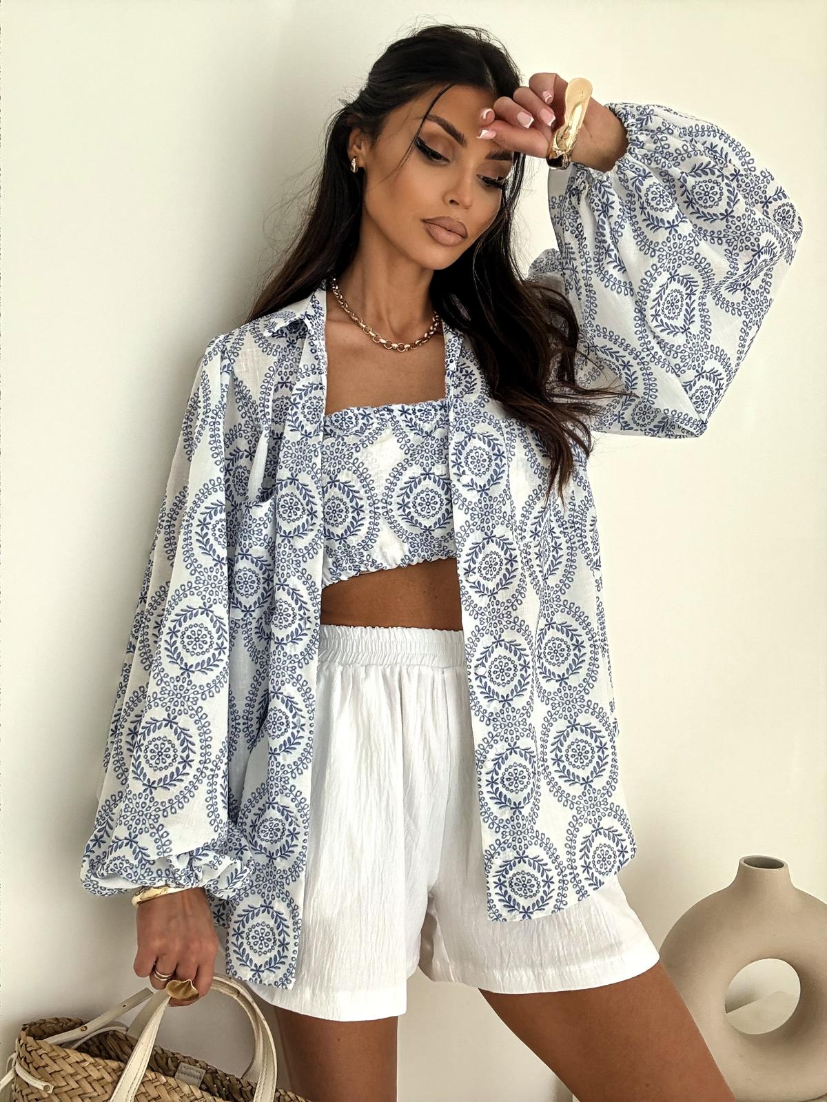 Top opaska MOKO boho biały