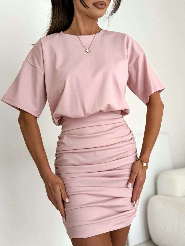 Sukienka ZUZA różowa