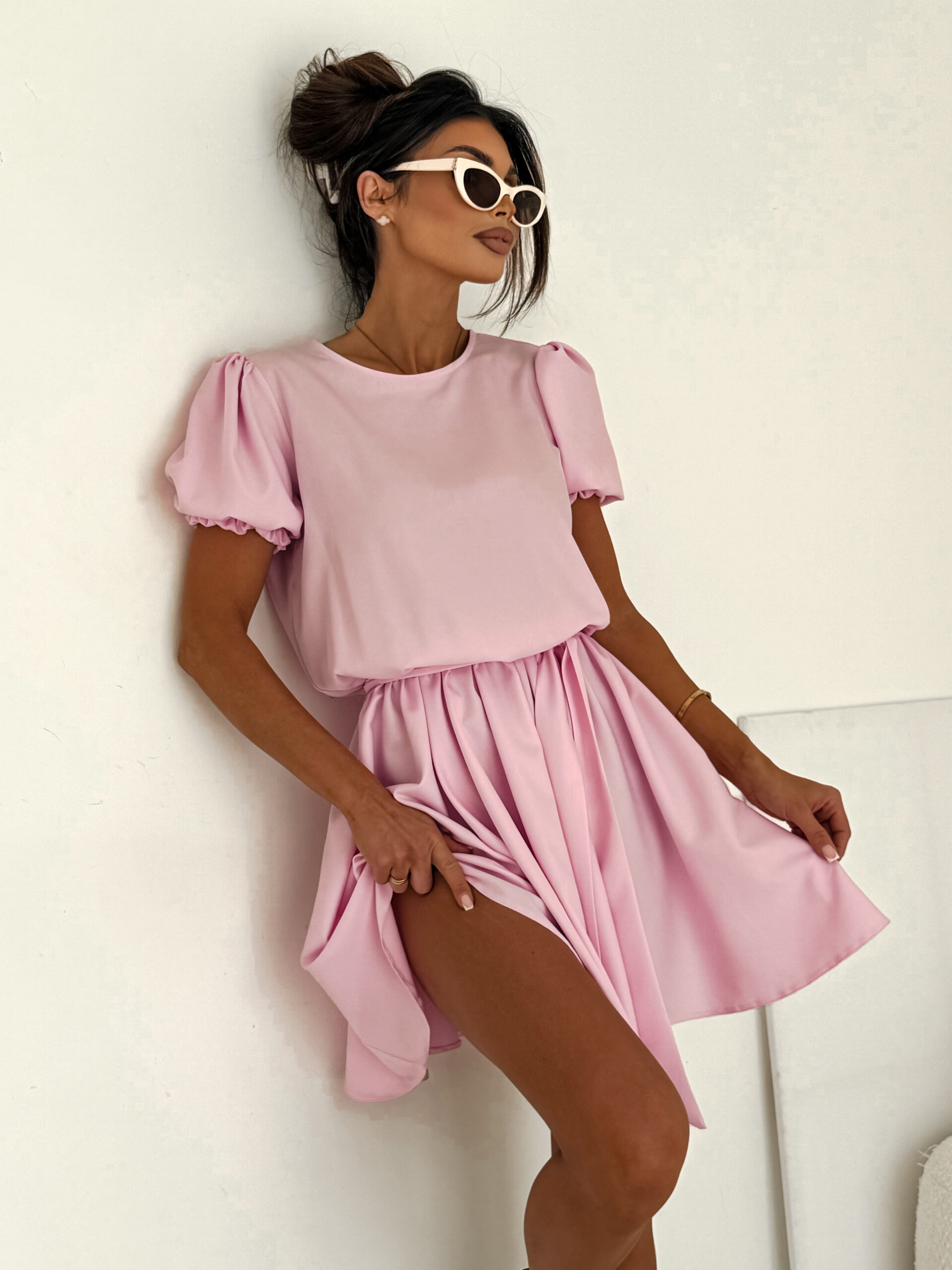 Sukienka SANTORINI cukierkowy róż