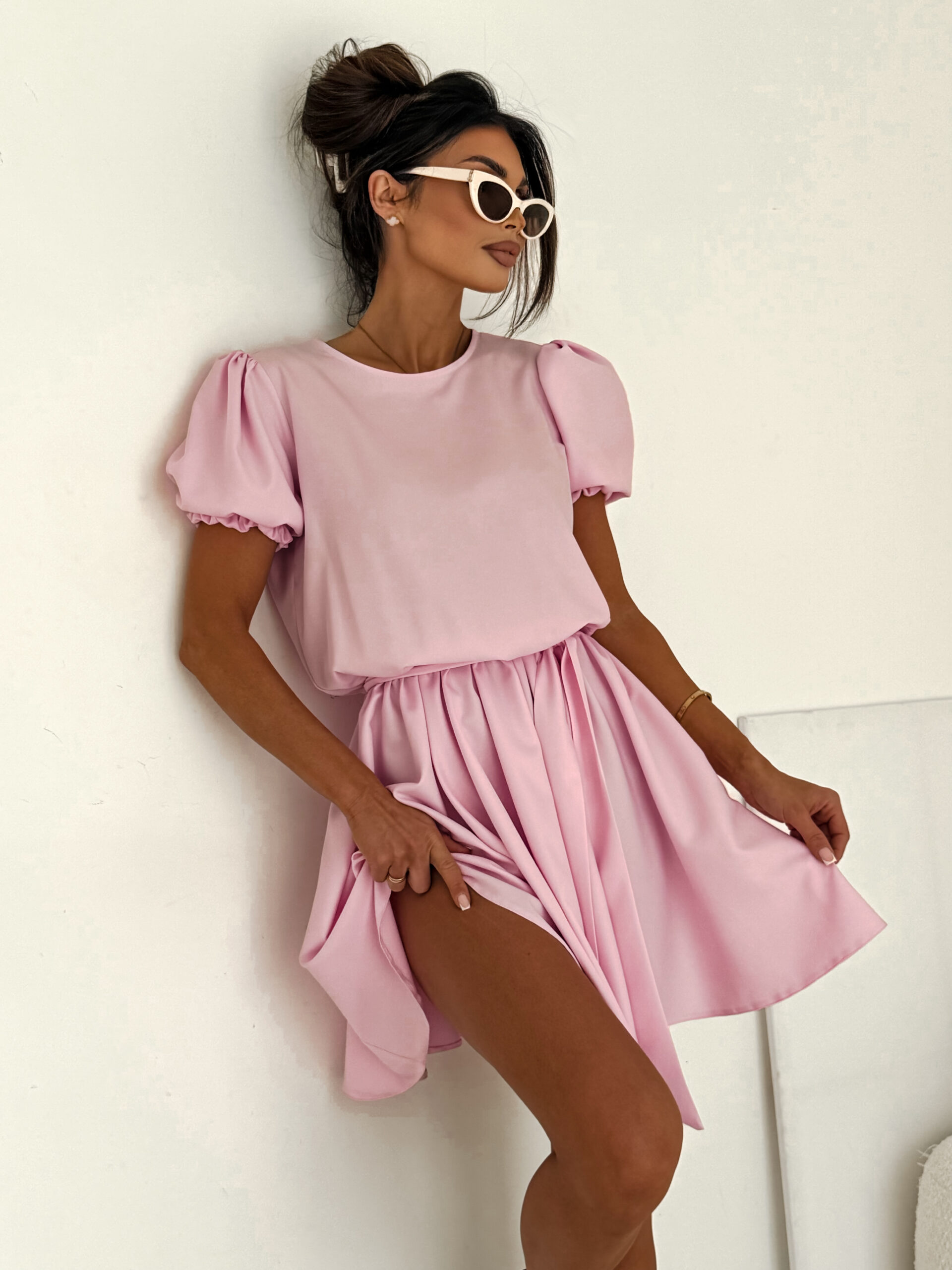 Sukienka SANTORINI cukierkowy róż