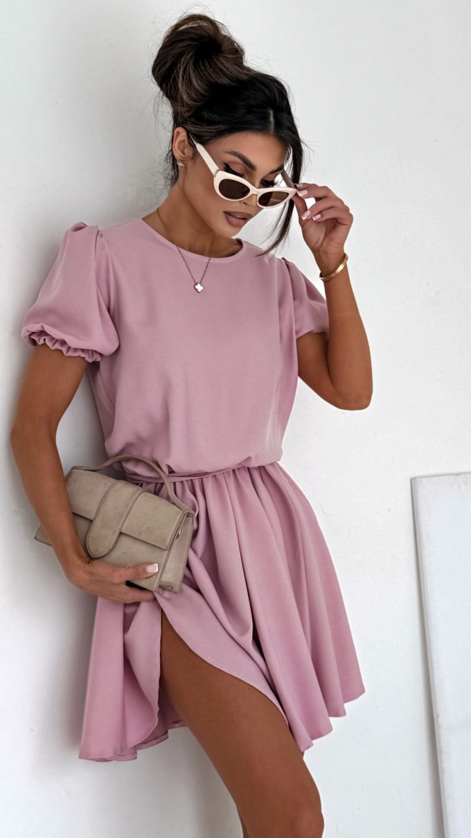 Sukienka SANTORINI pudrowy róż