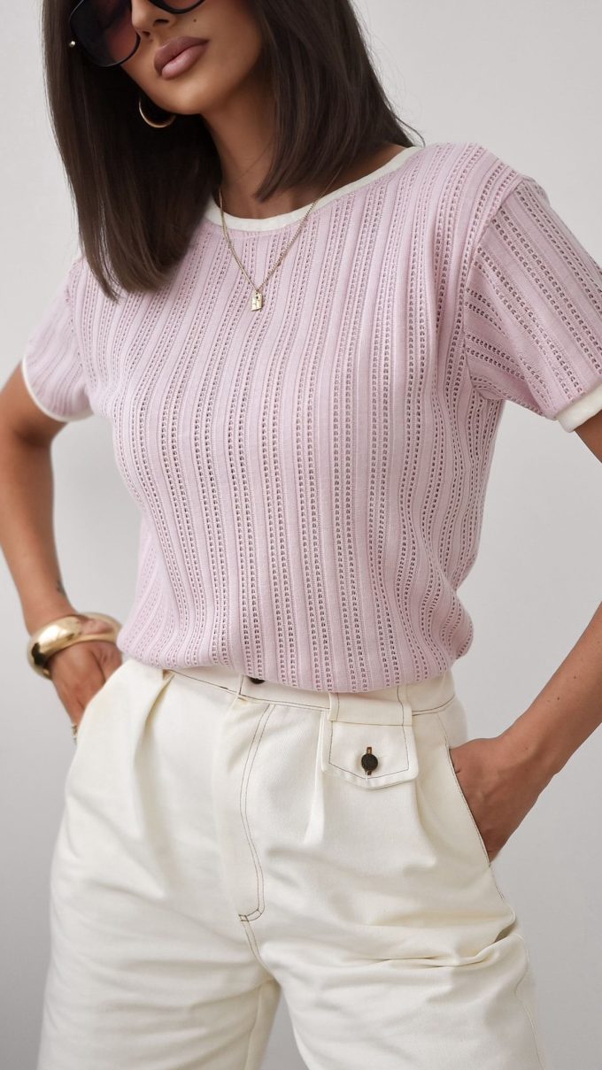 T-shirt AZURRA różowy