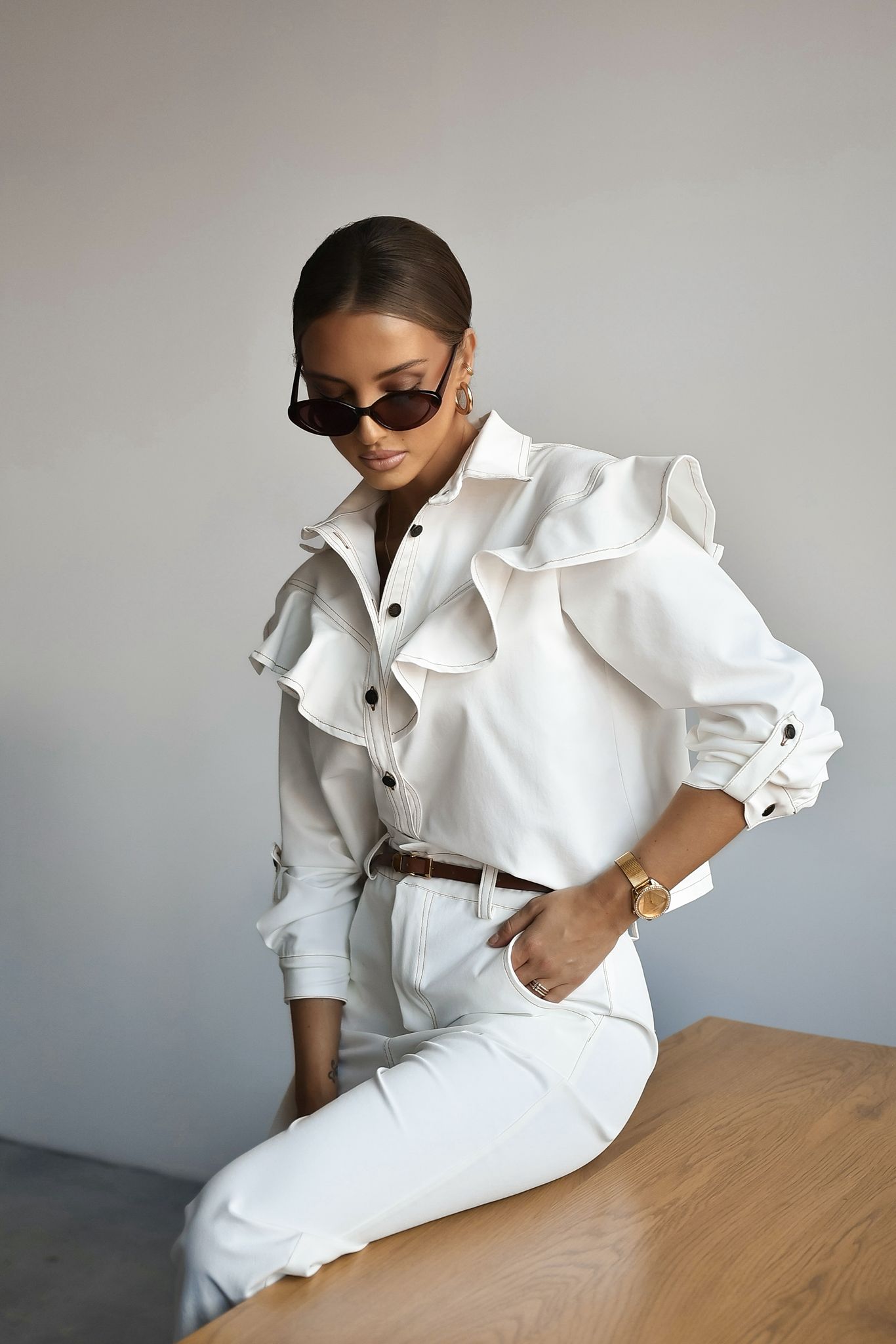 Katana jeansowa FRESIA biała