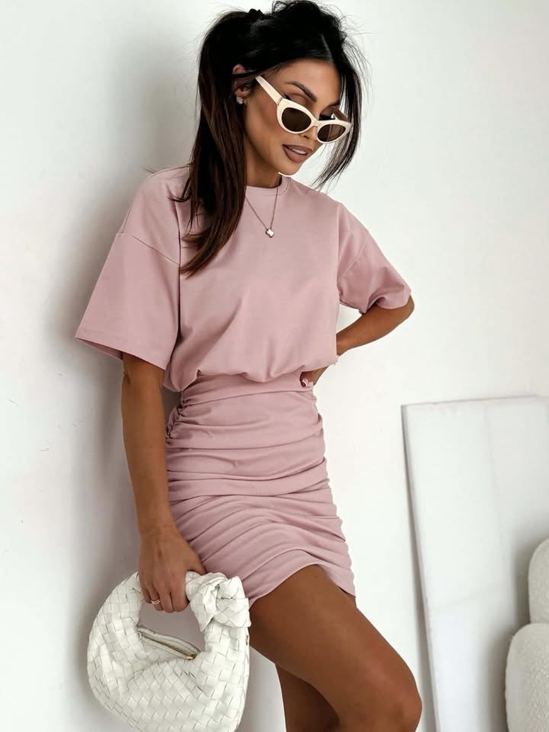 Sukienka ZUZA różowa