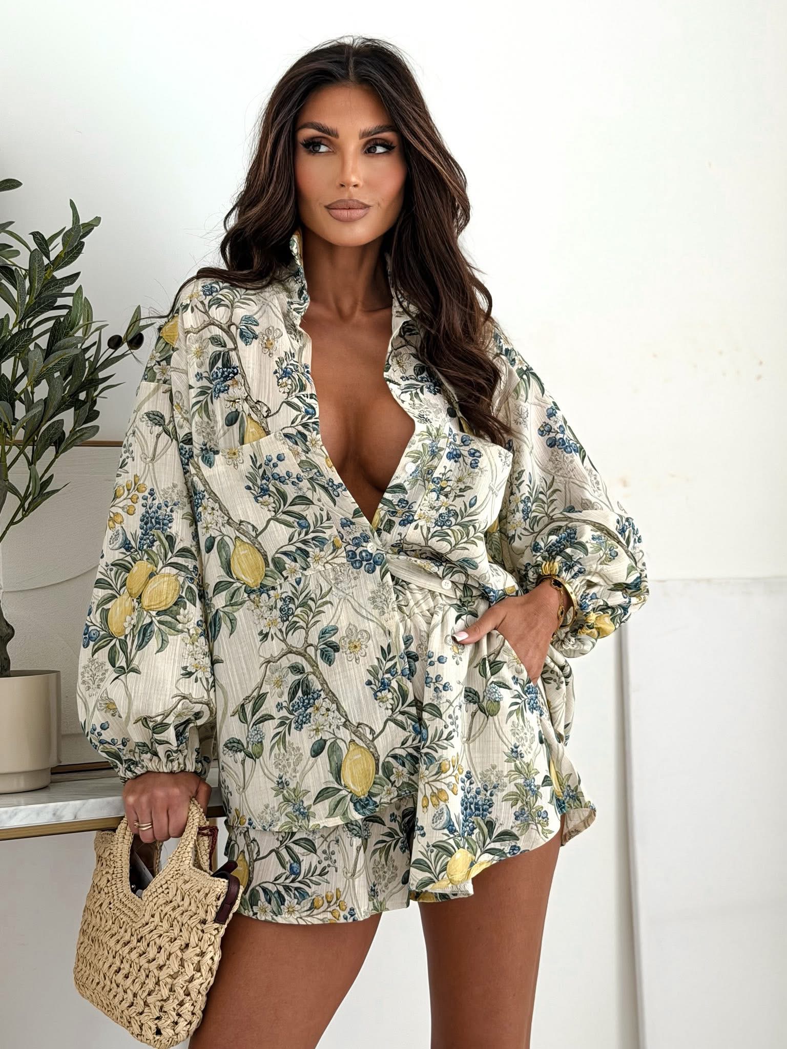 Komplet AMALFI lemon bloom