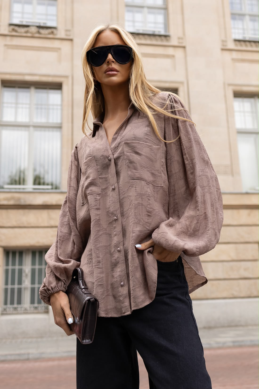 Koszula MARTA mokka