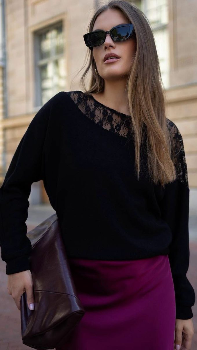 Sweter ZAFIRA czarny