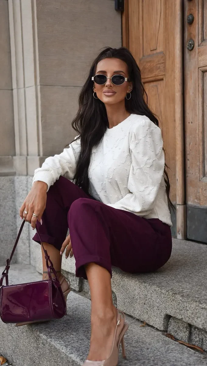 Sweter GABBA biały