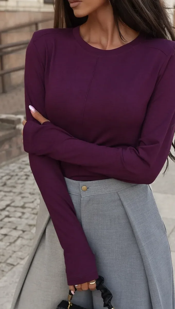 Bluzka SIMPLE fioletowa