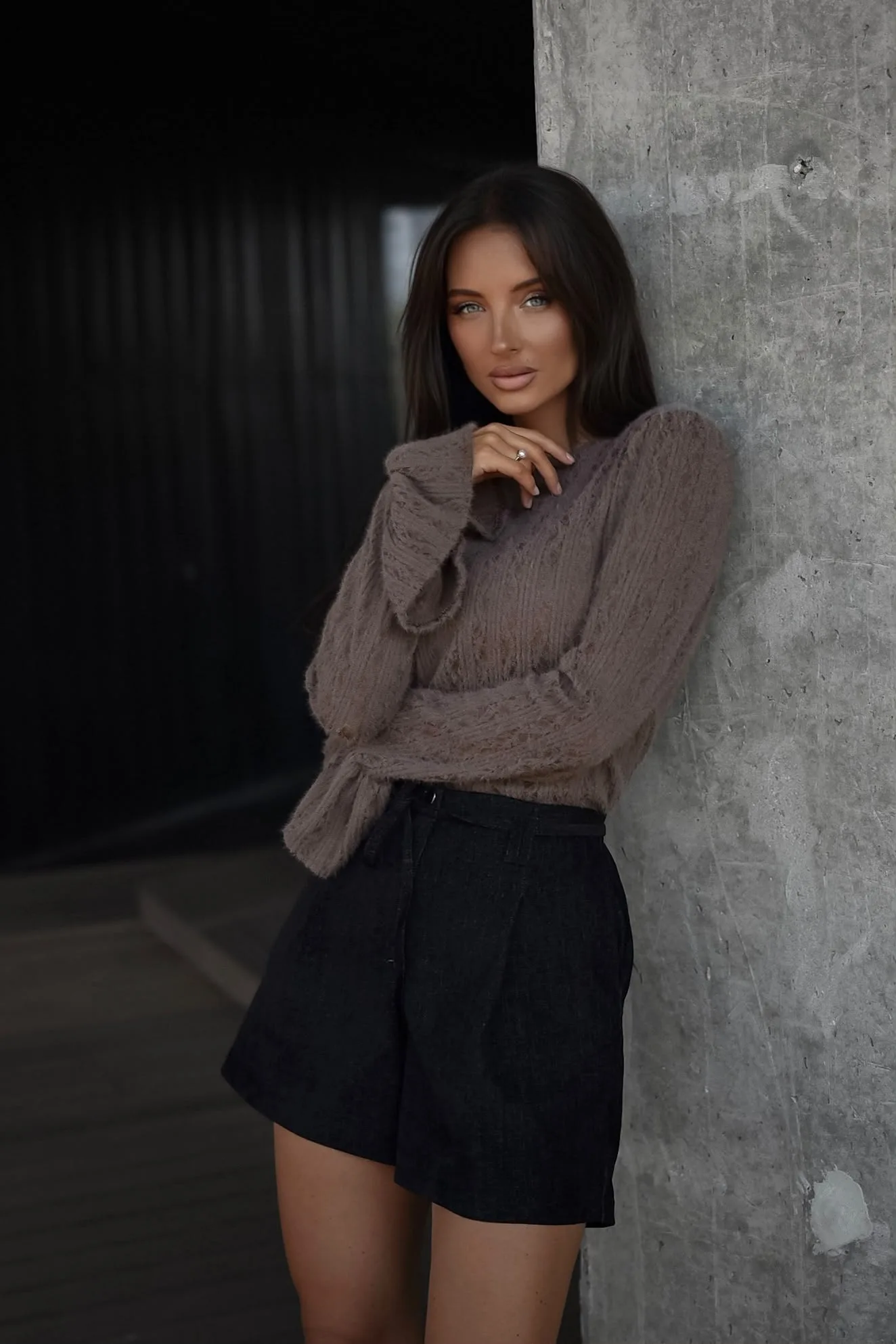 Sweter TOSI brązowy